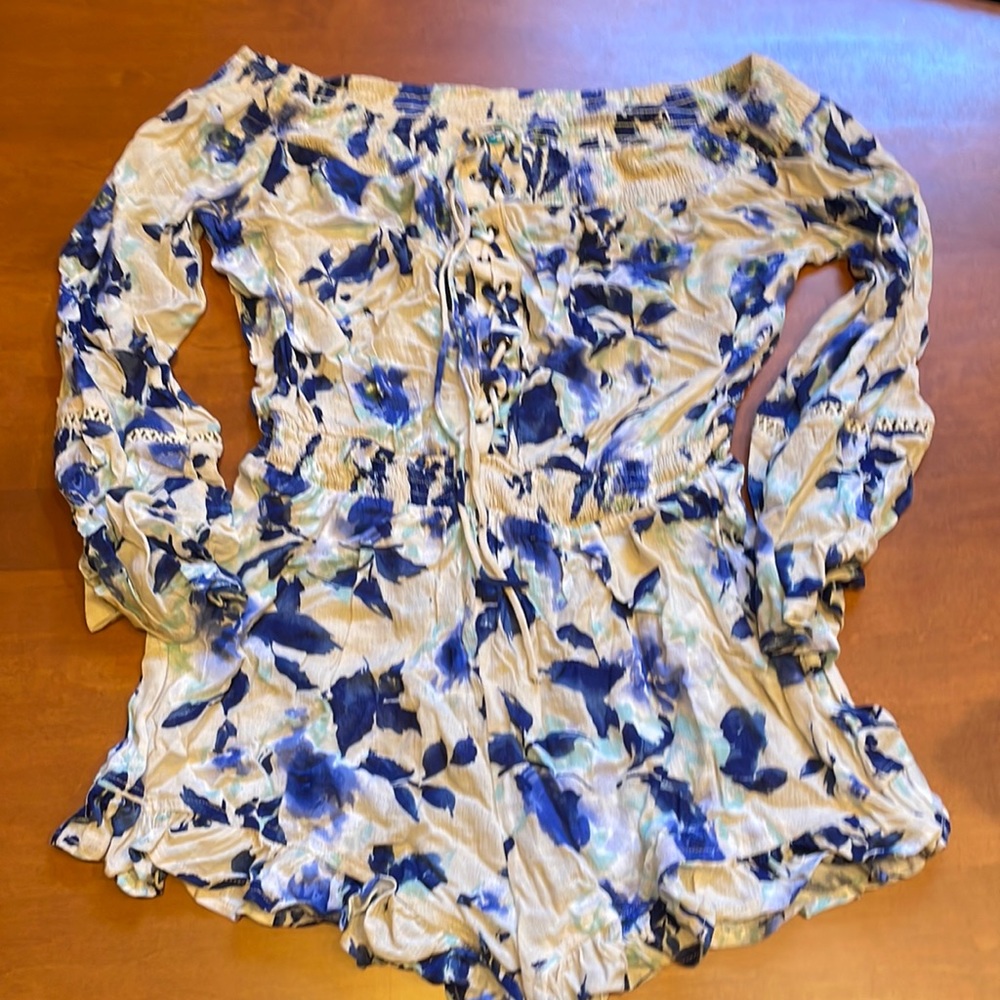 Floral vacation romper